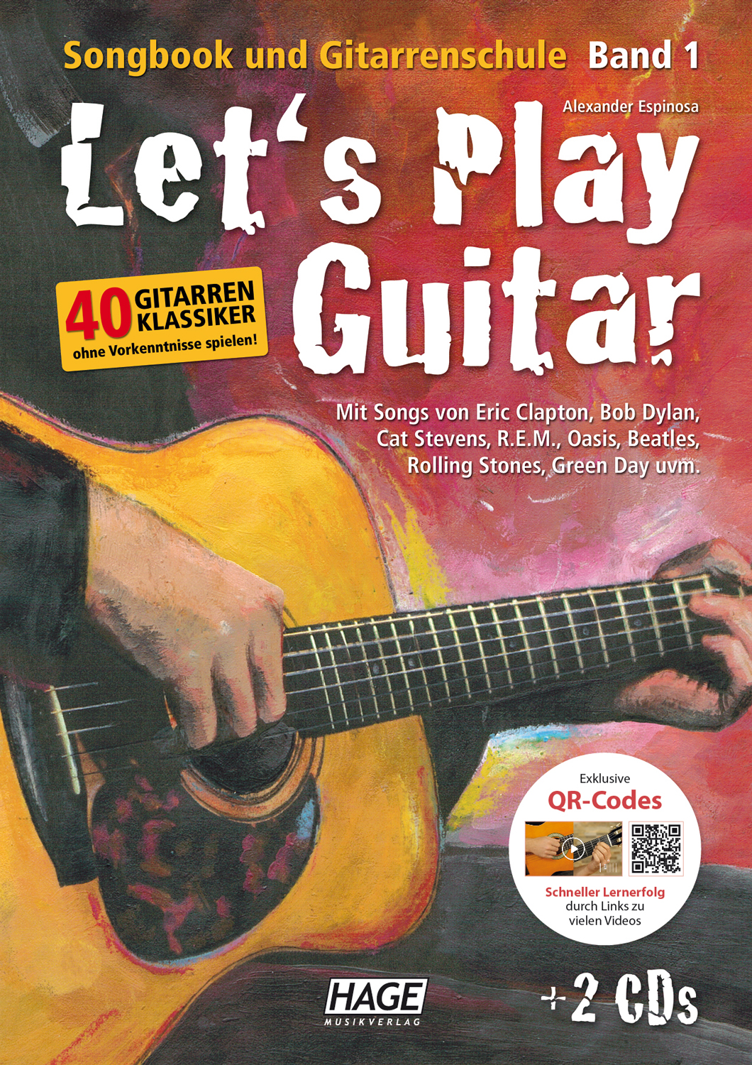 Let's Play Guitar Volume 1 (with 2 CDs and QR Codes)